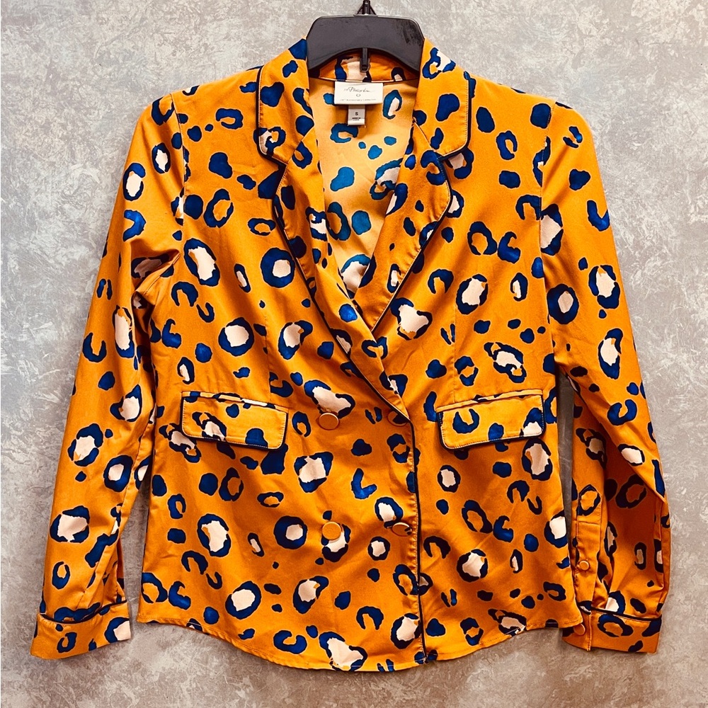 3.1 Phillip Lim Orange and Blue Blazer